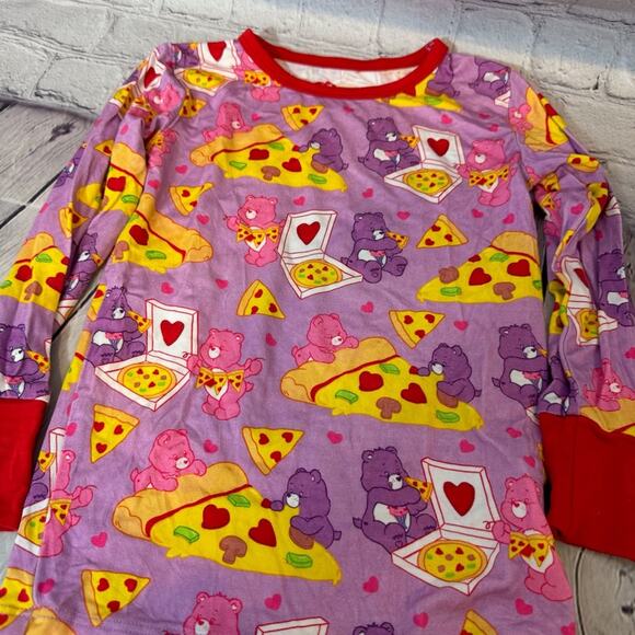 Birdie Bean Care Bear Pizza Bamboo Pajama Set - Picture 2 of 4
